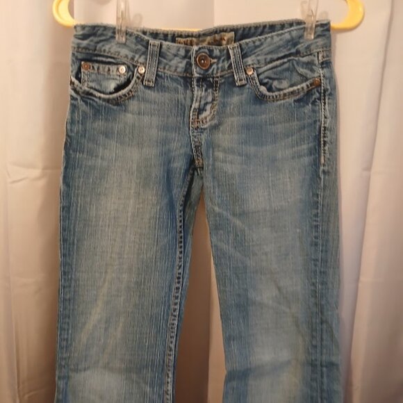 BKE Jeans The Buckle sz 24 Sabrina Slim Boot Designer Denim Dark wash (28x29.5) - Picture 7 of 10